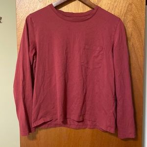 Everlane Box Cut Long Sleeve Tee